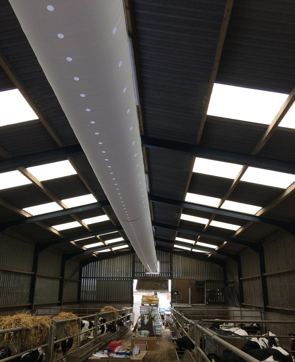 Climabarn dairy barn ventilation system